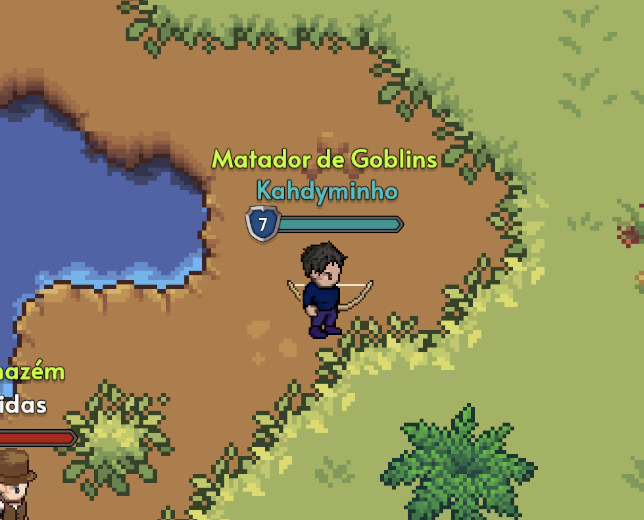 Exemplo de Título em Grind Hero